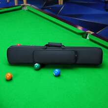 7-Position Pool Cue Box With Soft Interior, Multiple Cue Storage, Front Convenient Small Accessories Zipper Box - Multicolor - View 13