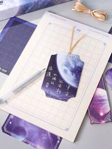 1 Set de Kit de práctica de caligrafía, incluye bolígrafos de punta fina, bolígrafos de colores, bolígrafos de dibujo para caligrafía, pintura, diario, vuelta al colegio, útiles escolares