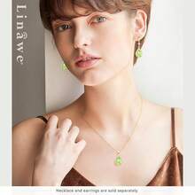 Pendientes colgantes Linawe con diamantes para mujer, pendientes colgantes con diamantes de imitación, circonitas cúbicas de cristal en forma de lágrima, joyas de boda, oro rosa/plata de 14 quilates - Oro, agosto - Ver 4