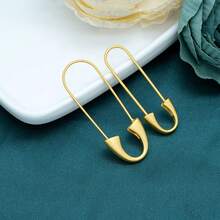 2/5Pcs Pin Matt Gold Plated Copper Brass Pin Brooch For DIY Badge Craft Findings DIY Sewing Jewelry Making Supplies - Multicolor - View 5