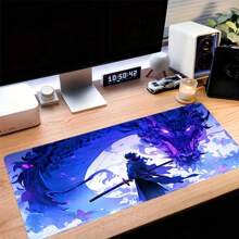 Game Dragon Boy Pattern MousePad, Anime Mouse Pad, Desktop Pad, Sewed Edge Mouse Pad Keyboard Pad Suitable For Gamers And Office School Supplies,Back To School