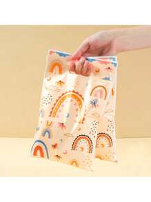 10/25/50pcs,Bohemian Rainbow Goody Bag Candy Bags Wedding Party Decor Outdoor Party Birthday Supplies Shower Decor Gift Bags
