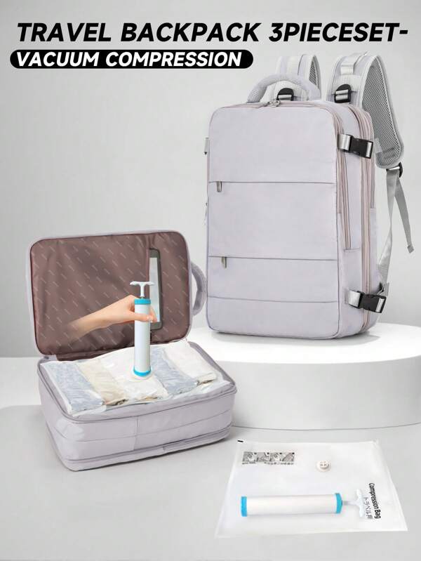Reisetasche, [großes Laptoptasche] 18-Zoll Reisetasche mit großem Fassungsvermögen und Luftpolster, ein Rucksack, der einen 16-Zoll Laptop aufnehmen kann, multifunktionale Herren Geschäftstasche im europäischen und amerikanischen Stil.