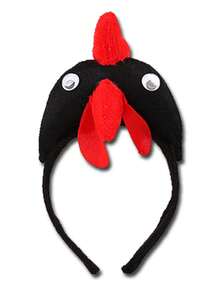 派对用品 服装化妆舞会装饰 - 公鸡头箍、小鸡头饰（万圣节适用）、万圣节配饰、女士发箍、发饰、发圈、可爱发饰、万圣节服装节日必备头饰 - 彩色 - 查看 15