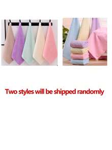 1/3/5 piezas Paños esponjosos de gofre, toallas cuadradas de felpa de coral, toallitas faciales super suaves y absorbentes para el baño del hogar, toallas cuadradas suaves y absorbentes, toallitas faciales pequeñas de unicolor, paños de limpieza multiusos, accesorios de baño para decoración del hogar en verano