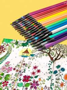12/18/24/36/48/72pcs Colored Pencils Set Vibrant Color Pencils For School Teachers, Soft Core Art Drawing Pencils For Coloring, Sketching, And Painting For Adult Coloring Book Gifts For Adults School Supplies,Back To School