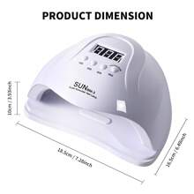 UV Light For Nails, UV LED Nail Lamp For Gel Polish, Fast Nail Dryer With Automatic Sensor, 4 Timer Setting, LED Nail Light For Fingernail And Toenail Nail ,Nail Art Tool,Can Be Used For Valentine's Day And New Year Gifts.