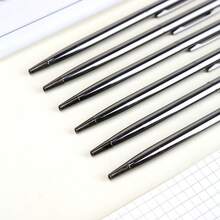 Durable Professional Metal Ballpoint Pen - Retractable Medium Tip, Black Ink, Suitable For Office And Study - Sets - View 4