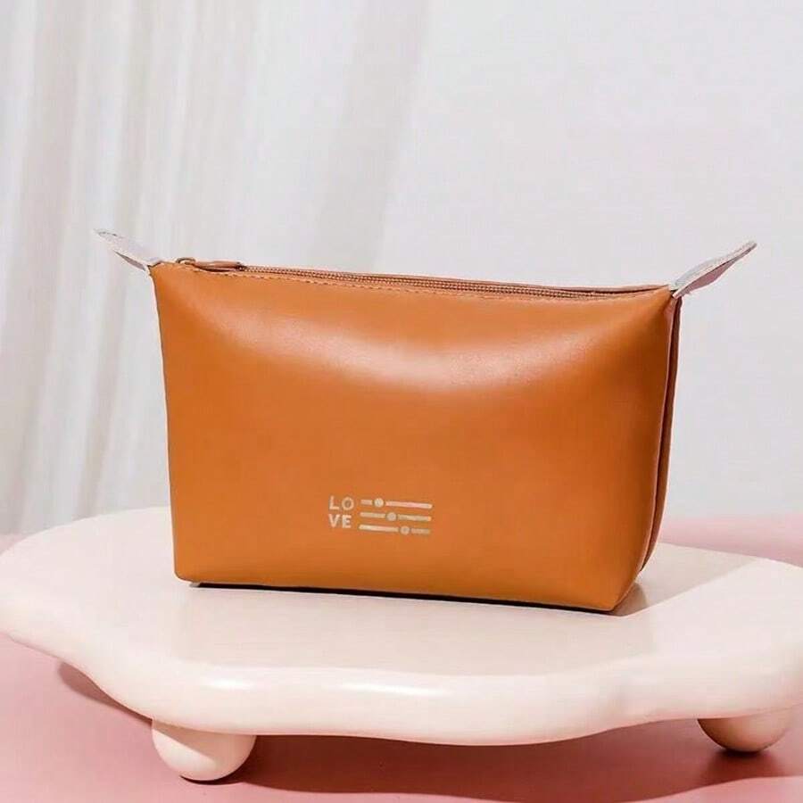 Travel Makeup Organizer Bag - 棕色 - 查看 1