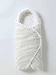 1 buc. Pătură de bumbac, potrivită pentru bebeluși cu vârsta de 0-2 luni, dublu strat din bumbac pur, primăvară/toamnă/iarnă, sac de dormit anti-vânt pentru nou-născuți, ușoară