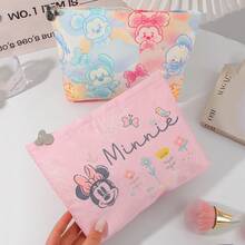 Disney 1Pc Land  Makeup Pouch, Makeup Pouch Skincare Bag Toiletry Bag Packing Cubes,Travel Essentials Cruise Essentials Dorm Essentials Girl Cosmetic Bag Fordable & Light Weight, With Secure Zipper Closure, Suitable For Travel And Giftsvacation Summer Holiday Back To School School Stuff Bag For School Travel Bag For Women Makeup Bag For Travel - Multicolor - View 6