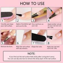 1.05 盎司指甲延长凝胶 - 无味造型凝胶，适用于 3D 美甲、水钻粘合和半永久性增强，适合初学者 DIY