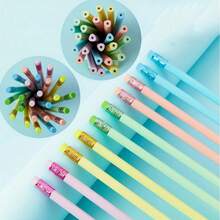 5支/10支/30支带橡皮擦的定制姓名铅笔，适合青少年和文具爱好者的个性化铅笔，学生返校必备品，适合同学、朋友、老师的有趣礼物，书桌装饰