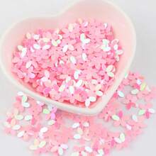 AB Pink Flower Paillettes Sequin 3mm-30mm Flat Round PVC Sequins Embroidery Craft Paillette For DIY Needlework Sewing Garment Jewelry Making Lentejuelas Coser - 20 Grams - View 4