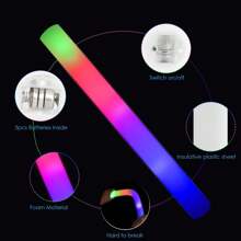 42PCS Foam Glow Stick, 3 Kinds Of Flash Mode Suitable, Glow Party Supplies, Suitable For Wedding Parties, Music Carnival, Birthday, Valentine's Day Party And Other Festive Atmosphere Decoration