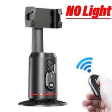5-in-1 Mit Dual-Licht Selfie-Stick Gimbal mit 360°-Rotation Stabilisator für Smartphone mit Bluetooth-Fernbedienung, intelligenter KI-Verfolgung, Verwacklungsausgleich, Schwenk-Neige-Stativ