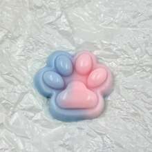 Jouet squishy de grande taille mignon de 6 cm/2,36 pouces en forme de patte de chat. Super doux et compressible, idéal pour le soulagement du stress. Expédié au hasard avec ou sans fourrure.