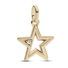 1 peça de pulseira original com pingente de contas, coleção de cores douradas, maçã, batatas fritas, abelha, flor, folhas, asas de amor, laço, estrela e pingente de contas rosa para pulseiras, joias femininas faça você mesmo