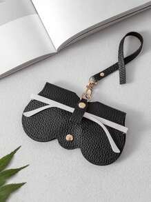 1pc Fashion Sunglasses Bag Reading Glasses Storage Case PU Leather Anti Pressure Protective Cover Carry Bag Eyeglass Clip Glasses Accessories Back To School School Bag Travel Essentials Travel Organizer For Beach Summer Vacation For Travel And Back To School Travel Accessories Holiday