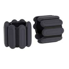2 Piezas Pulsera deportiva de fitness yoga resistente al peso, pulsera ajustable para ciclismo, natación y carrera, anillo de pie de silicona resistente al peso para entrenamiento de Pilates