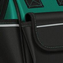 1PC Heavy-Duty Waterproof Tool Bag - Large Capacity Oxford Canvas, Wear-Resistant Electrician'S Storage Organizer With Multiple Compartments For Screws, Nails, Drill Bits & More, Tool Storage Bag