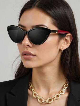 Nowe spersonalizowane cyrkonie Cat Eye Vintage Fashion dla mężczyzn i kobiet, wybieg, styl uliczny, podróże, dojazdy do pracy, biznes, wszechstronna dekoracja, codzienne, impreza, wakacje, plaża, wysokiej klasy, eleganckie, okulary biurowe