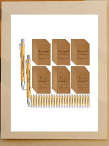 4-Piece Employee Appreciation Gift Set, Includes Inspirational Notebook, Bamboo Pen, Perfect For Team Members, Retirement, Birthday And Holiday Gifts, Coworker Gifts, School Supplies,Back To School