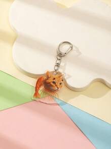 1 Pc Acrylic Strange Italian Silly Animal Shan Hai Jing TungTungTungTung Sahur/Tralalero Tralala/Lirili Larlla/Bombardiro Ctocodilo/Boneca Ambalam//Brr Brr Patapim Character Style Theme Keychain Pendant Backpack Ornament/Bag Accessories/School Bag Accessories/Purse Pendant/Friend's Gifts