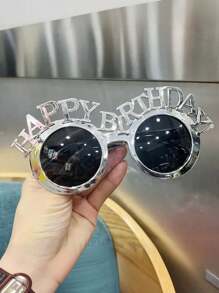 1pc Creative Gift Toy Self-Portrait Prop Cake Decoration Glasses Party