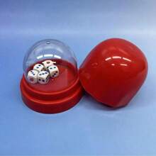 1pc Gambling Cheating-Proof Dice Cup With Transparent Cover, Entertainment Gaming Dice Cup