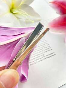 2 PCs Lily Flower Hair Clips Set, Bohemian Style Minimalist Fashion Resin Material Gradient Large Lily Flower Hair Clips, Suitable For Commuting, Travel, Daily Outfit Matching, Side Clip Hair Styling Accessories, Summer Accessories, Claw Clips, Hair Slide, Hair Claws, School Stuff