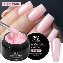 1.05 盎司指甲延长凝胶 - 无味造型凝胶，适用于 3D 美甲、水钻粘合和半永久性增强，适合初学者 DIY