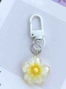 Transparenter bunter Lotus Blumen Schlüsselanhänger, Accessoires für Frauen und Studenten, Kopfhörertasche, Autodekor, Halloween bunte kleine Blumen Schlüsselanhänger, süße Schlüsselanhänger Anhänger, Taschenzubehör, Kopfhörer Dekorationen - Verschiedenfarbig - Übersicht 13