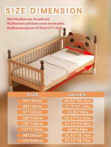 2pcs Set Customized Personalized Children Bedding, Children & Adult Bedding, With Name, With Zipper, Suitable For Children Bed - Multicolor - View 7