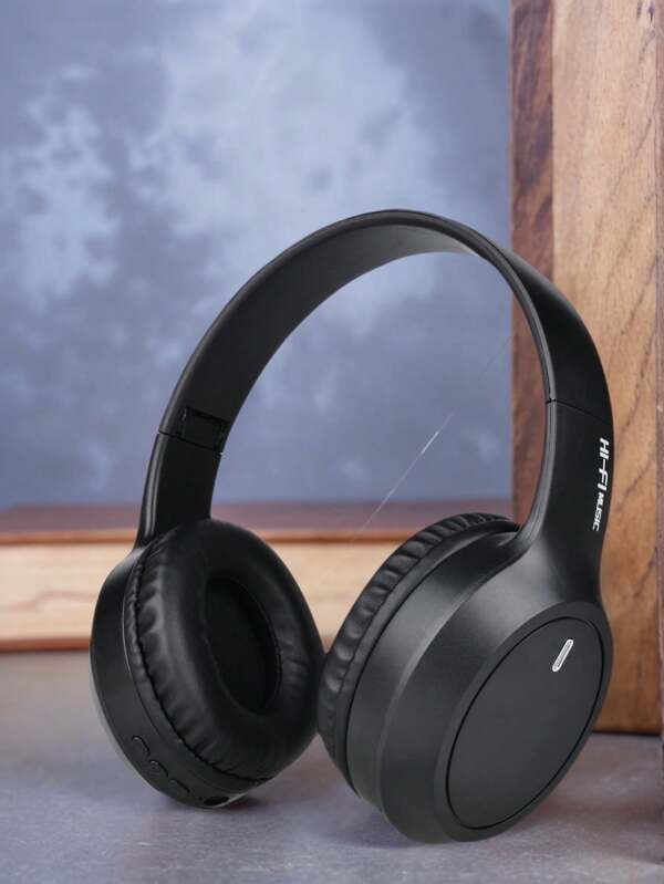 Gerripuer Casque sans fil antibruit, sur-oreille, design rétractable et pliable, convient pour smartphone, cadeau pour le Nouvel An et la Saint-Valentin, USB-C, stéréo Hi-Fi avec basses, appels mains libres clairs