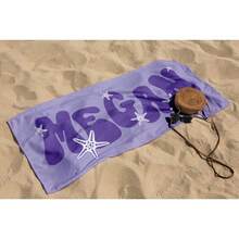 1 件 29 英寸 X 58 英寸 31 英寸 X 71 英寸海星个性化沙滩巾，海星定制沙滩巾，单身派对礼物，伴娘毛巾，泳池毛巾，生日礼物海滩必需品 - 白色 - 查看 6