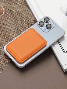 EIGIIS 1 件适用于 的强磁卡夹钱包，轻质磁性手机钱包支架，可调节皮革磁性卡夹适用于 16/15/14/13 系列等，可容纳 3 张卡，可用于多种场景，是送给丈夫父亲的完美生日礼物 - 彩色 - 查看 4