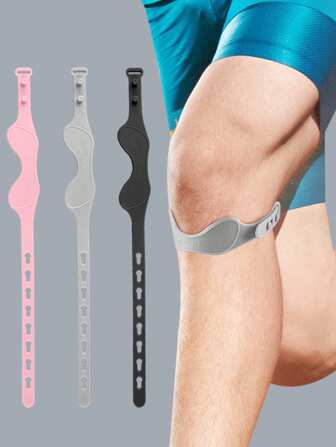 1 pièce Bandage de genou réglable, genouillère pour la corde à sauter, la course, la randonnée, les sports, la compression et l'absorption des chocs