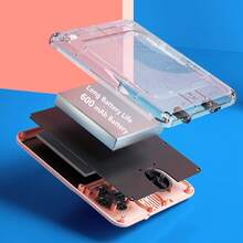 Máy chơi game cầm tay YiYi Macaron Mini 666-trong-1, màn hình lớn 3.5 inch, pin sạc 600mAh, cắm là chơi, máy chơi game retro di động (1 người chơi/2 người chơi) - Nhiều màu - Xem 10