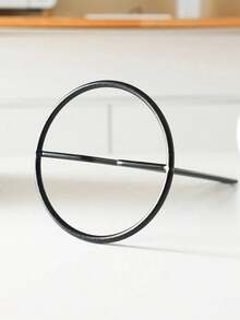 1pc Elegant Metal Iron Paper Towel Holder Stand For Kitchen, Countertop Tissue Box Cover Dispenser, Wall-Mount Free Bathroom Paper Towel Rack For Home Decor