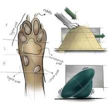 1 pieza Juguete para masticar para perros, juguete interactivo para esconder comida y masticar