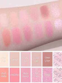 HOLIKA HOLIKA My Favorite Eyeshadow 75 BABY TARO, Lightweight Blendable, Fine Powder Texture, Long-Lasting Color, Pocket-Sized, Finger Application, Non-Cakey, Retouch Anytime, Travel Essential, De-Puffing, 5-Minute Quick Makeup, Korean Cosmetics, 1.8g/0.06oz - 75 BABY TARO - View 7