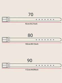 1pc Women's Casual Adjustable Bamboo Buckle Belt For Everyday Wear Summer, School Fall, Autumn, Halloween