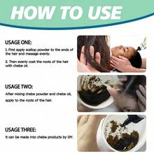 GOIPLE African Chebe Powder, Promotes Strong And Healthy Hair, Glossy Hair Care Product, Suitable For Dry And Damaged Hair, Contains Natural Ingredients, Prevents Breakage, Deep Nourishment, Repairs Split Ends, 30g/100g - 棕色 - 查看 7