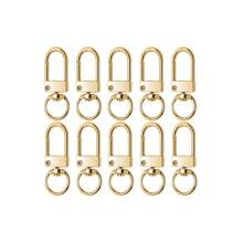 30pcs Metal Lobster Swivel Clasp Hooks, Key Chain Clips For DIY Jewelry, Keychains, Crafts And Accessory Making