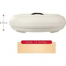 Calentador de tortilla para microondas, extragrande, color terracota, 507-1102WP - Avena - Ver 8