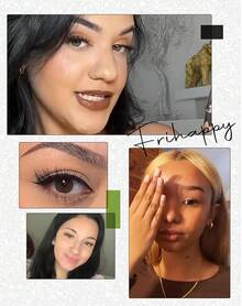 Short Lashes Light Wispy Lashes Lashes Eyelashes Lashes Wispy False Eyelashes Natural Eyelashes Mink Lashes, Frihappy Lashes 5 Pairs Frihappy