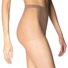Women's Classic Free Toe Pantyhose Loba Lupo Thread 15 05765 - 米麵包 - 查看 3