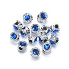 10 Stücke/Packung doppelseitige Strass-Perlen, 11mm, Multi-Stil glitzernder Diamant Lässig DIY Schmuckperlen, geeignet zum Herstellen von Armbändern, Halsketten, Anhängern, Accessoires