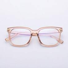 1pc Fashionable Oversized Unisex Retro Y2K Style Eyeglasses, Versatile